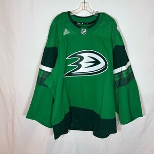 Adidas MiC Anaheim Ducks Made In Canada St Pattys Day Hockey Jersey 58G